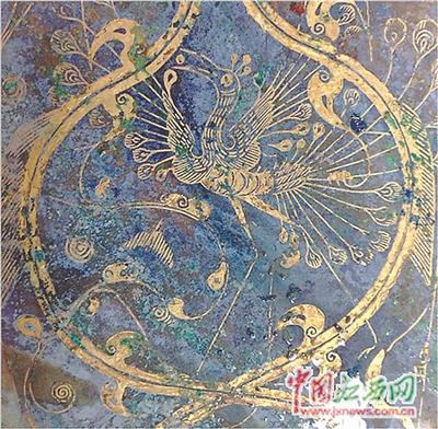 精美的帛画。