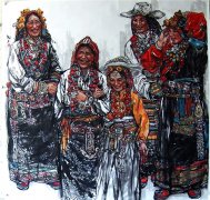 格桑花（入选全国美展）