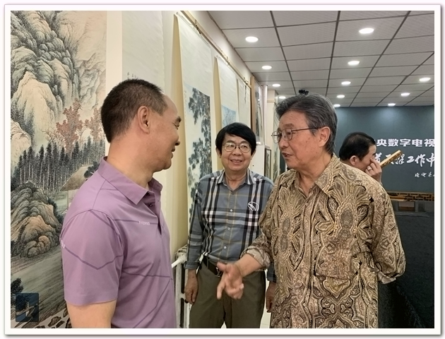 “松风长廻”庆祝中国共产党成立100周年张根起